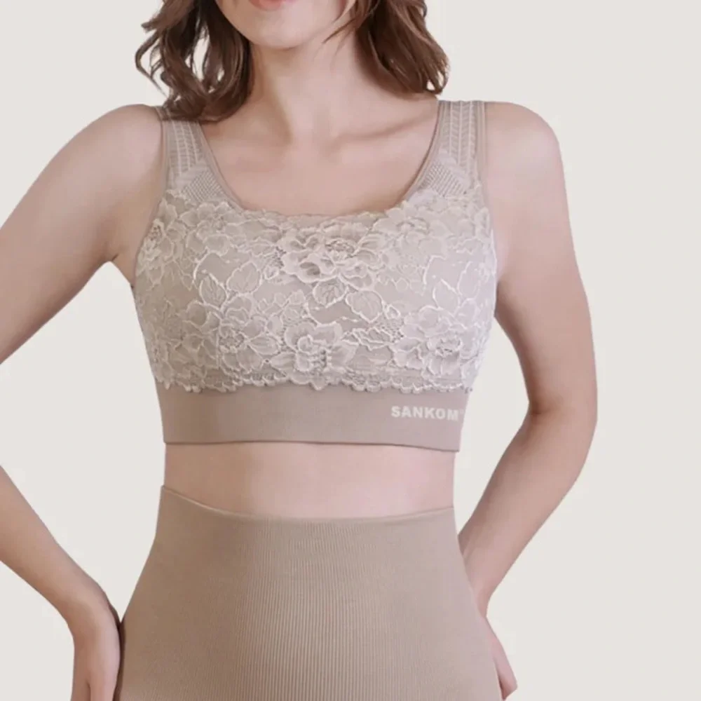 NWT! Women’s Sankom Beige‎ Lace Bra